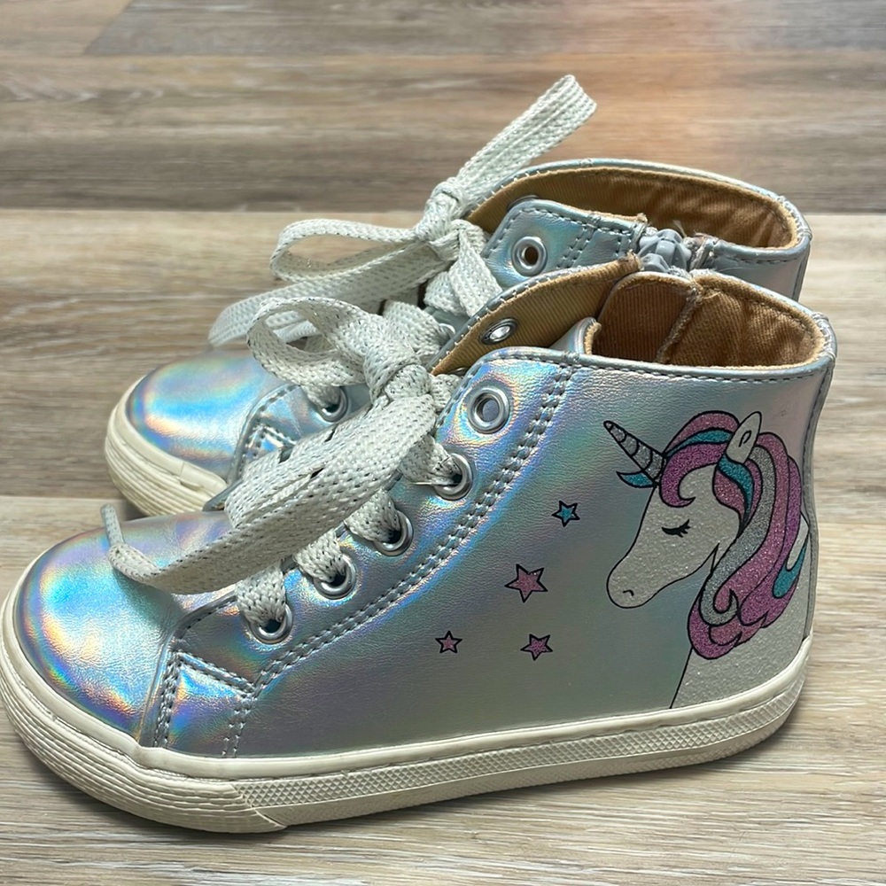Girls children’s unicorn high tops